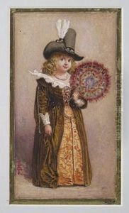 Children In Period Costumes by James Mahoney