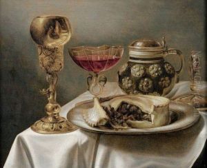 Nature Morte by Cornelis Mahu