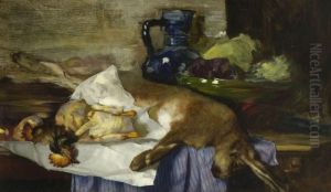 Groses Kuchenstillleben by Hiasl Maier-Erding