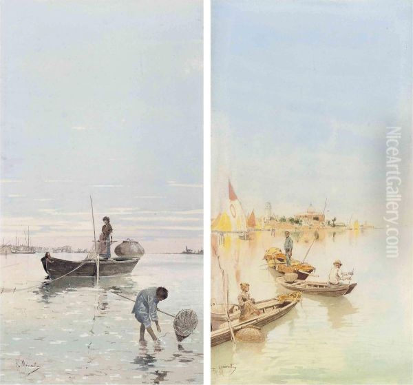 Fishing On The Venetian Lagoon - view 1