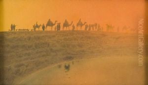 Carovana Nel Deserto by Raffaele Mainella