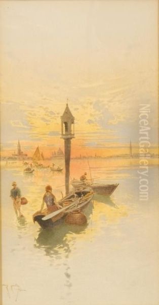 Venezia, Tramonto In Laguna - view 1