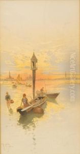 Venezia, Tramonto In Laguna