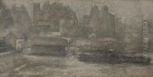 December Skies, Chelsea; And November Weather On The River by Paul Fordyce Maitland