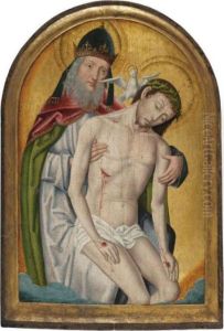 The Holy Trinity by Maitre De Flemalle