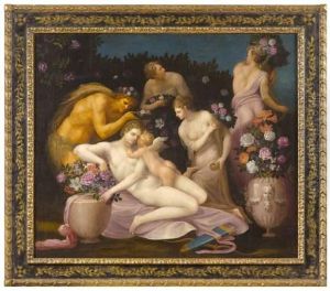 Venus, Cupidon Et Les Graces by Maitre De Flore