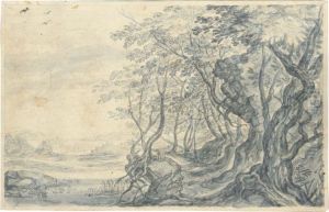 Woodland At The Edge Of A River