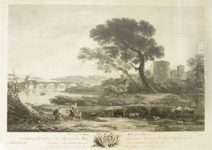 A View Of The Pontemole Near Rome