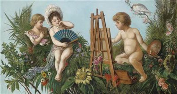 The Artist And His Model - view 1