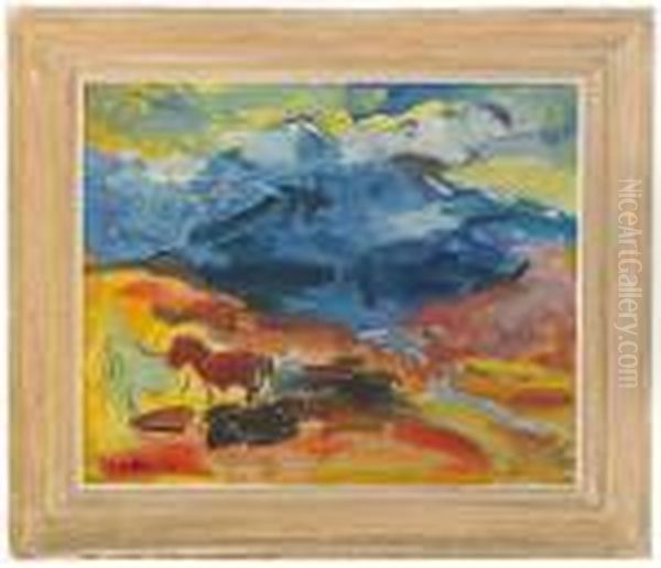 Landscape With Horses - view 1