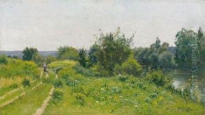 Sur Le Chemin by Aleksander Vladimirovich Makovskii