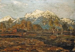 Les Montagnes by Aleksander Vladimirovich Makovskii