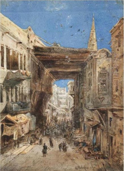 Street Scene In Cairo - view 1