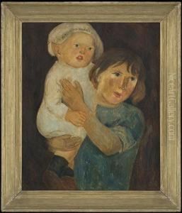 Dry-nurse With A Child