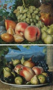 Pommes Et Figues Dans Une Assiette