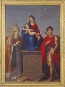 Madonna In Trono Col Bambino, S. Agostino E S. Giorgio