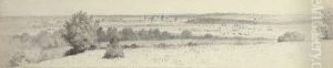 Distant View Of Oxford From Hinksey by John Baptist Malchair