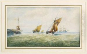 Harbour Scene by R. Malcolm
