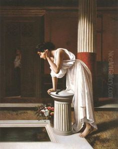 Scena Pompeiana by Federico Maldarelli