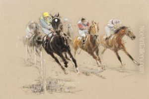 La Course De Chevaux by Louis-Ferdinand Malespina
