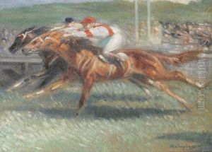 Pendant La Course by Louis-Ferdinand Malespina