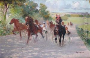 L'arrivee A Vincennes by Louis-Ferdinand Malespina