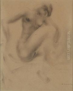 Nu by Charles Alexandre Malfray