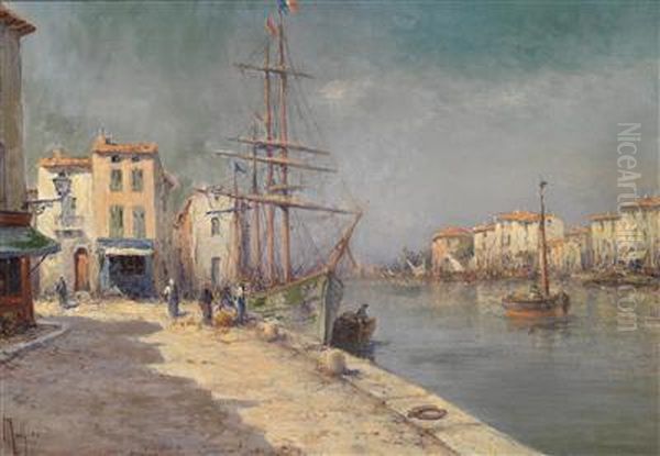 Motif Of St. Chamas In The Provence - view 1