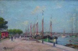 Le Port De Royan by Charles Malfroy