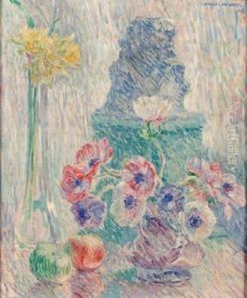 Anemones, Narcisses Et Pommes - view 1