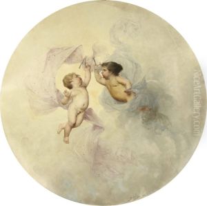 Putti by Jose Malhoa