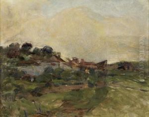 Paisagem - Figueiro Dos Vinhos by Jose Malhoa