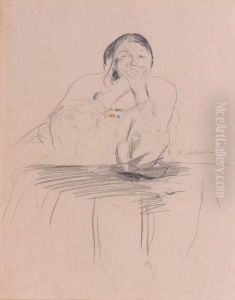 Paysanne Russe by Philippe Andreevitch Maliavine