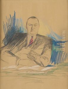 Portrait Masculin by Philippe Andreevitch Maliavine