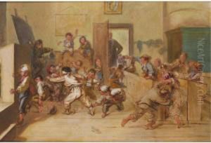 Mischief In The Class Room by Ferdinand Malitsch