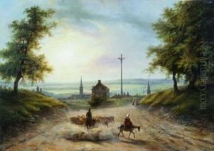Caen : Vue Du Haut De La Route De La Delivrande