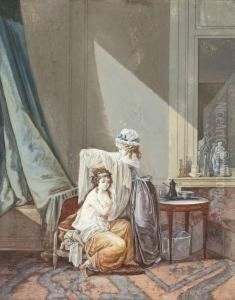 Jeune Femme A Sa Toilette
