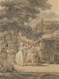 Fete Villageoise by Jean-Baptiste Mallet