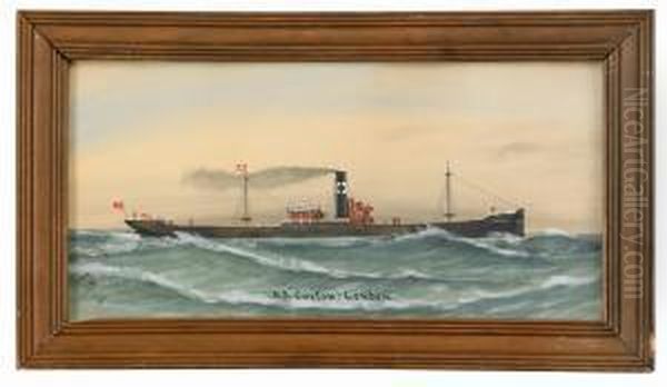 Att Av Brittiska Lastangaren "ss Corton" Fran London - view 1