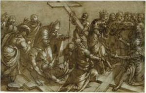 The Finding Of The True Cross by Pietro Malombra