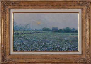 Blue Flower Meadow by Blondelle E. Malone