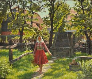 At The Well by Jan Maly