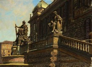 The National Museum In Prague by Vaclav Maly