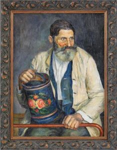 Self Portrait by Sergei Vasilievich Malyutin