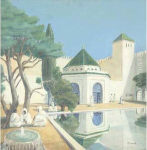 Pavillon Marocain De L'exposition Universelle by Azouaoui Mammeri