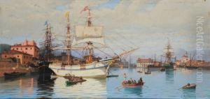Veduta Di Porto by Ugo Manaresi