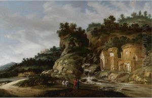 Hilly Landscape With Cincinnatus Being Called To Rome Hilly Landscape With Cincinnatus Being Called To Rome