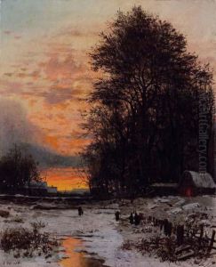 Tramonto D'inverno by Carlo Mancini