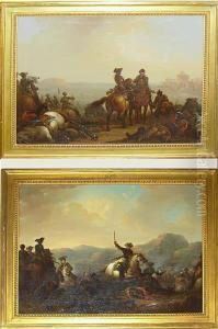 Scene Di Battaglie by Johan Edvard Mandelberg