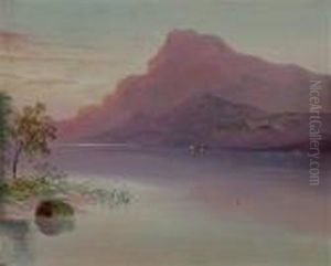 Morgenstimmung Am Bergsee by William Henry Mander